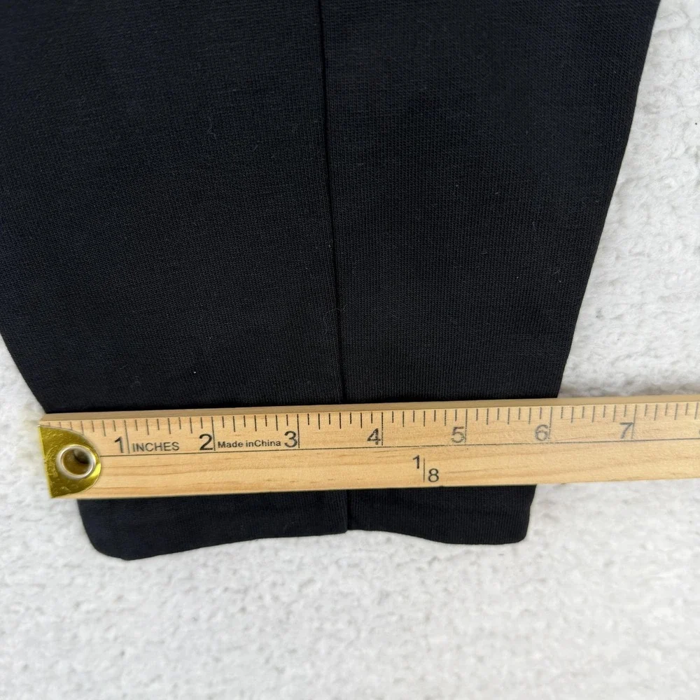 YoungLA Chino Pants Mens 32 Black Regular Fit Elastic Waist Tapered Casual 32x26